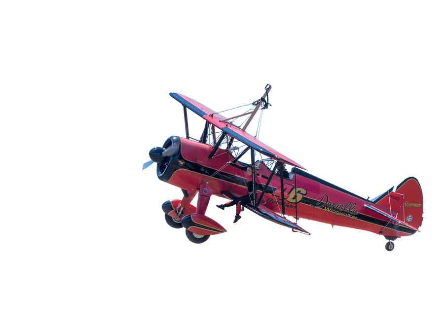 Vintage_ Biplane_ Flight