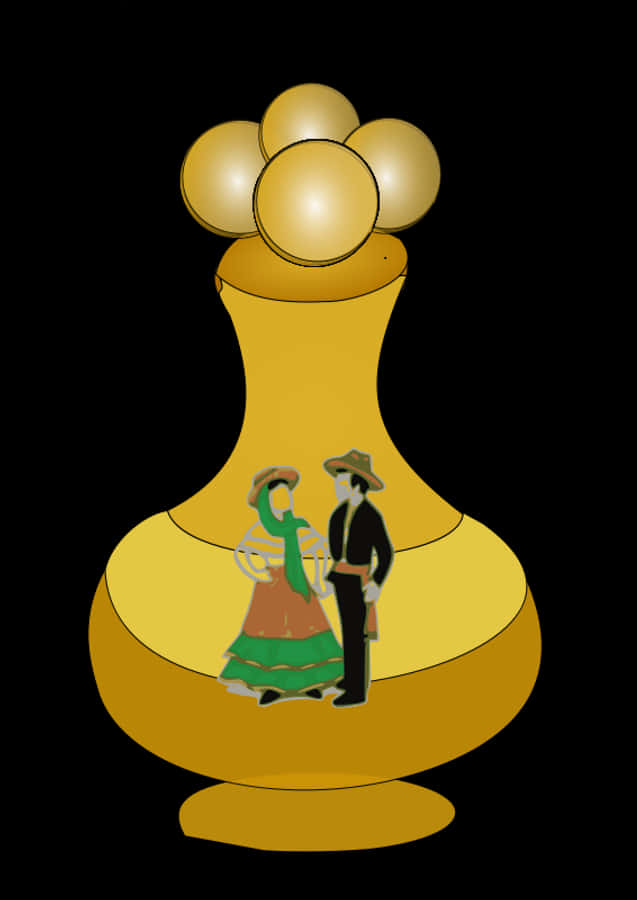 Traditional Dance Pawn Chess Piece