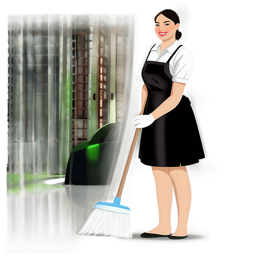 Affordable Maid Service PNG cip