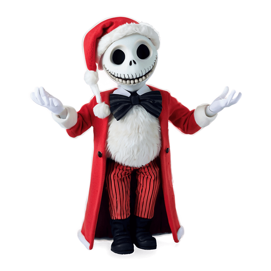 Jack Skellington in Santa Outfit PNG 53