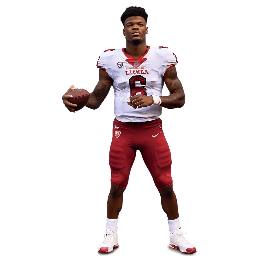 Lamar Jackson Pre-Game Ritual PNG swn