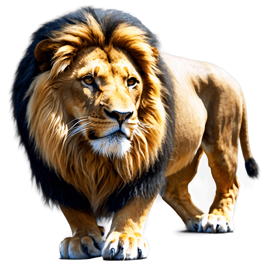 Majestic Lion King Art PNG 89