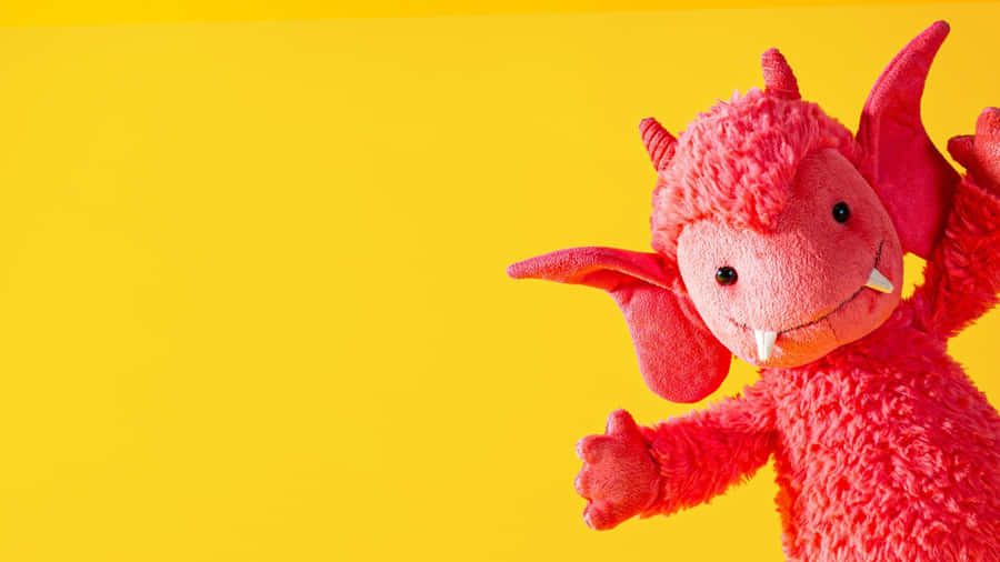 Jellycat Rød Drage Kosedyr