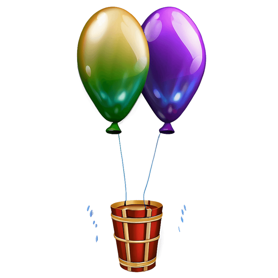 Flying Balloon PNG tdt
