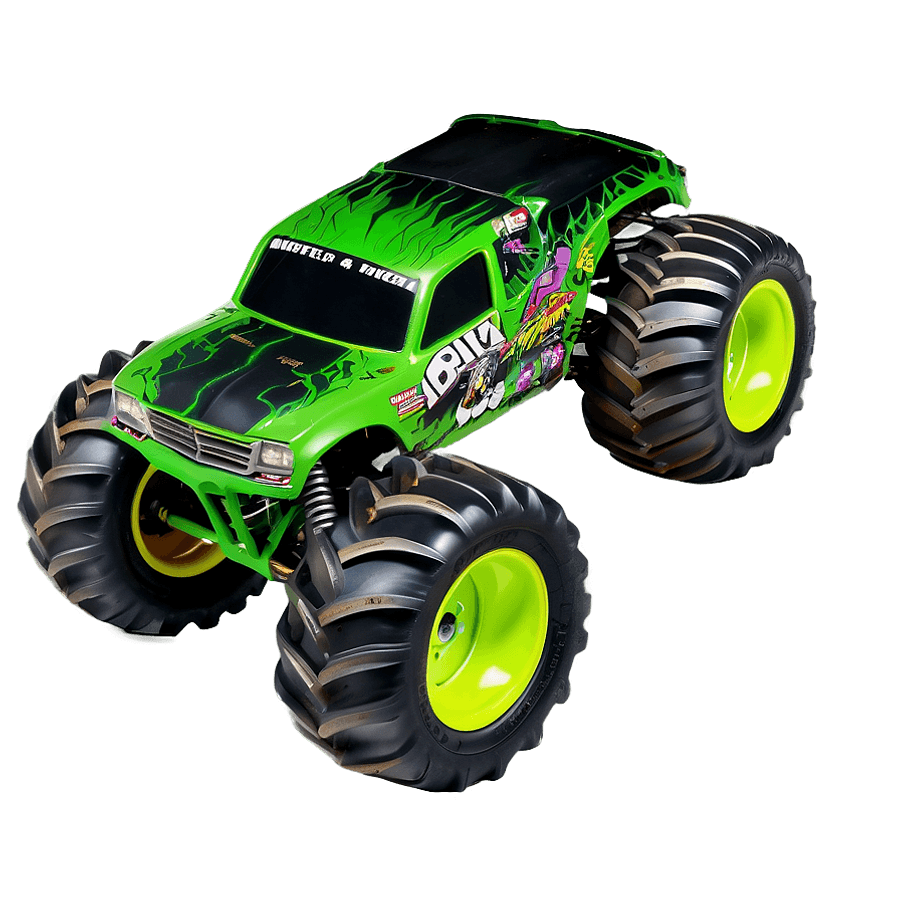 Monster Truck Grave Digger Leap PNG lwm22