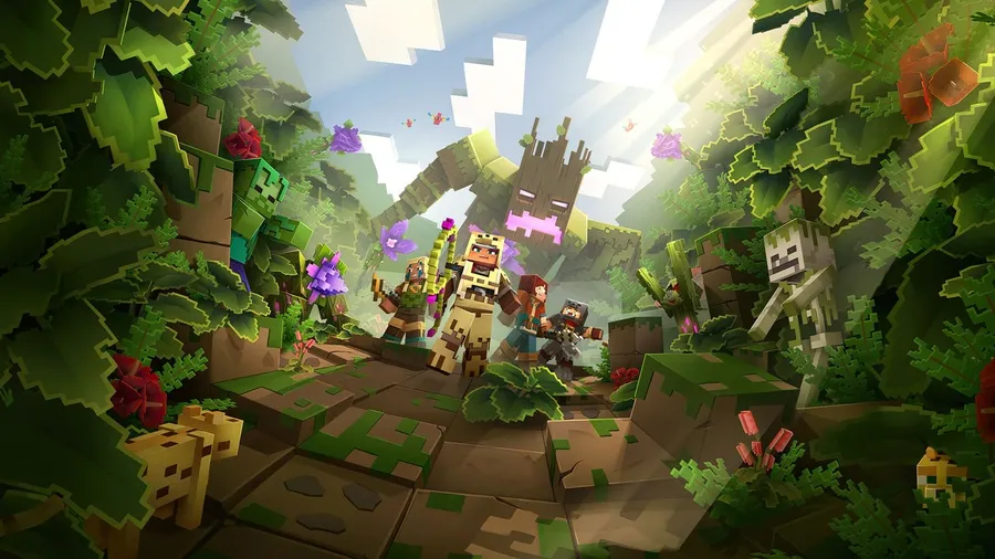 720p Minecraft Background