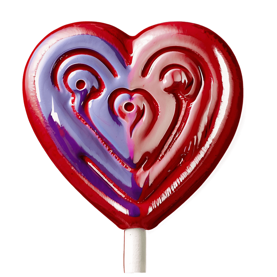 Mini Heart Lollipop PNG 06292024