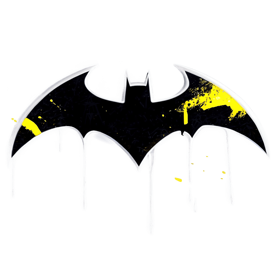Splatter Batman Logo PNG 22