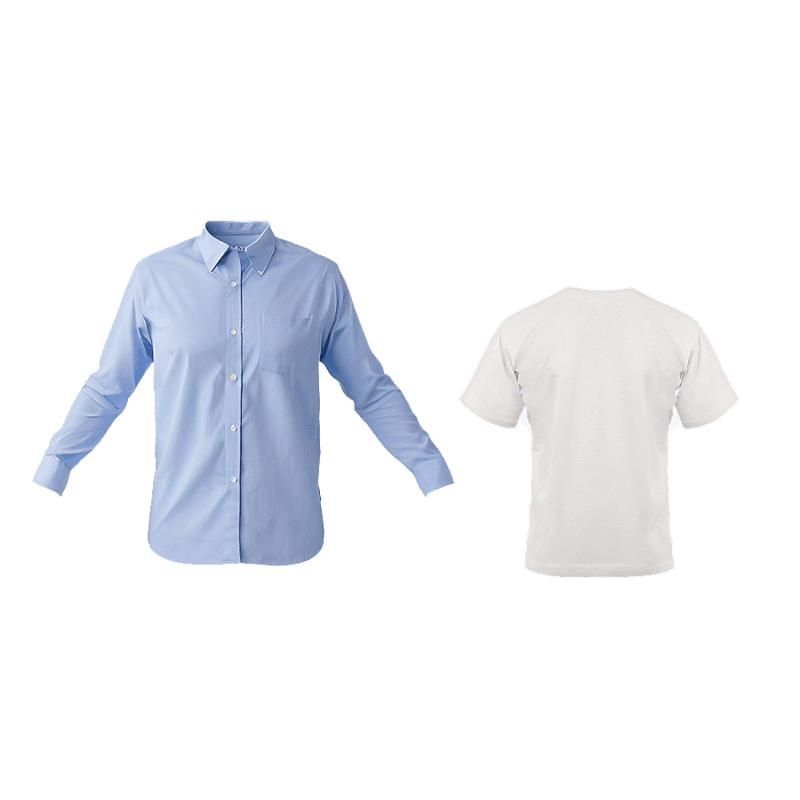 Off White Shirt Template PNG wxa