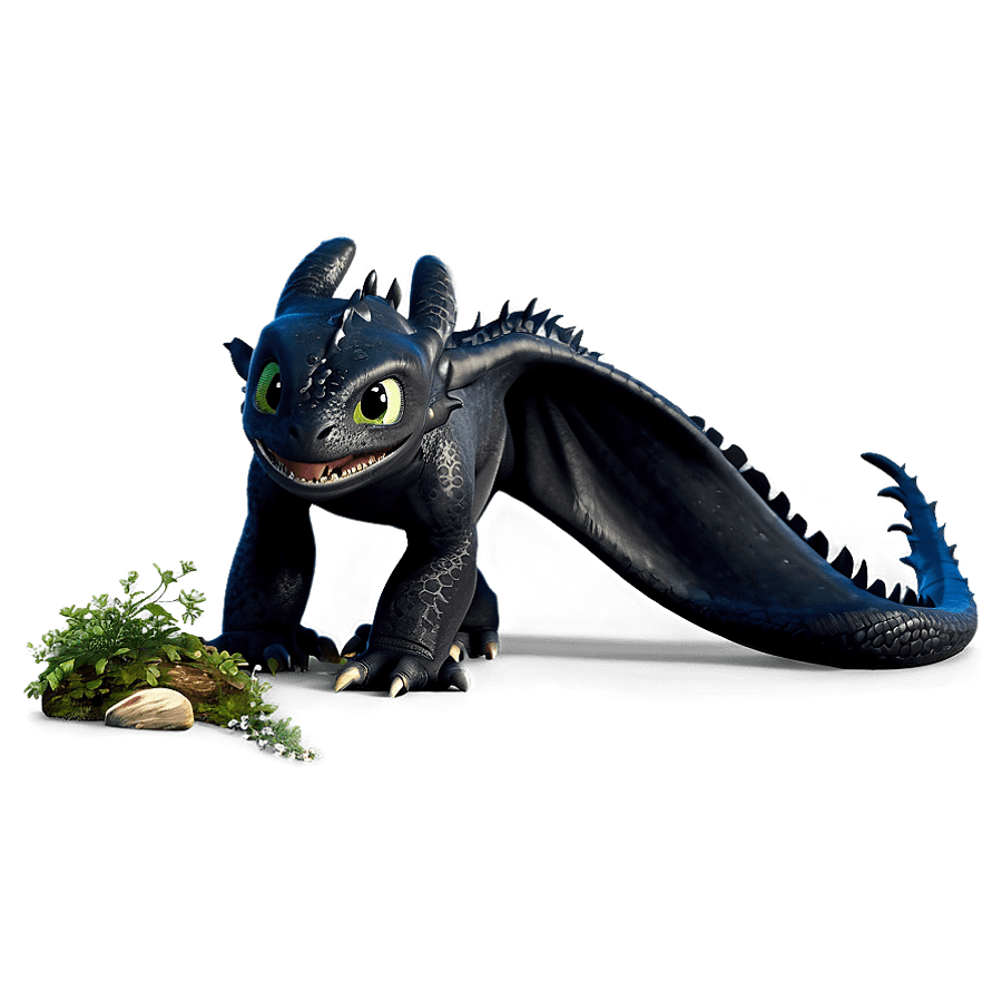 Toothless Standing PNG fmg83