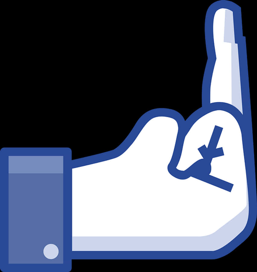 Facebook, Social Network, Like, Do Not Like It, Symbols - Like Middle Finger Png, Transparent Png