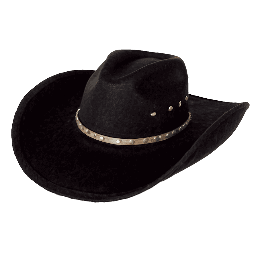 Trendy Black Cowboy Hat PNG 70