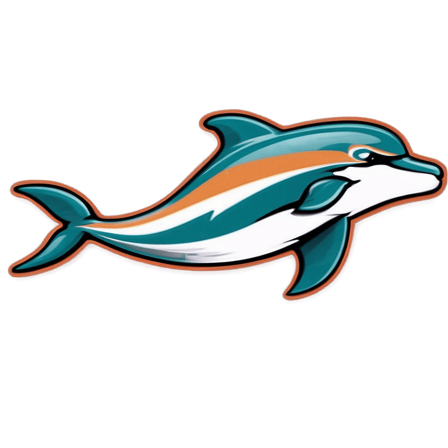 Miami Dolphins Logo Art PNG wsv