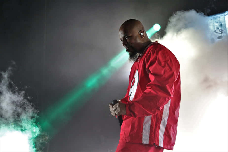 Tech N9ne Udfører Live Koncert
