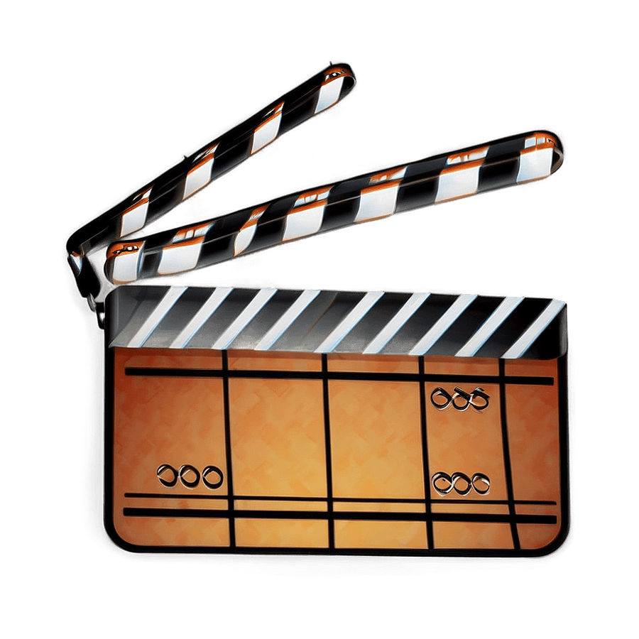 Movie Reel and Clapperboard PNG 46