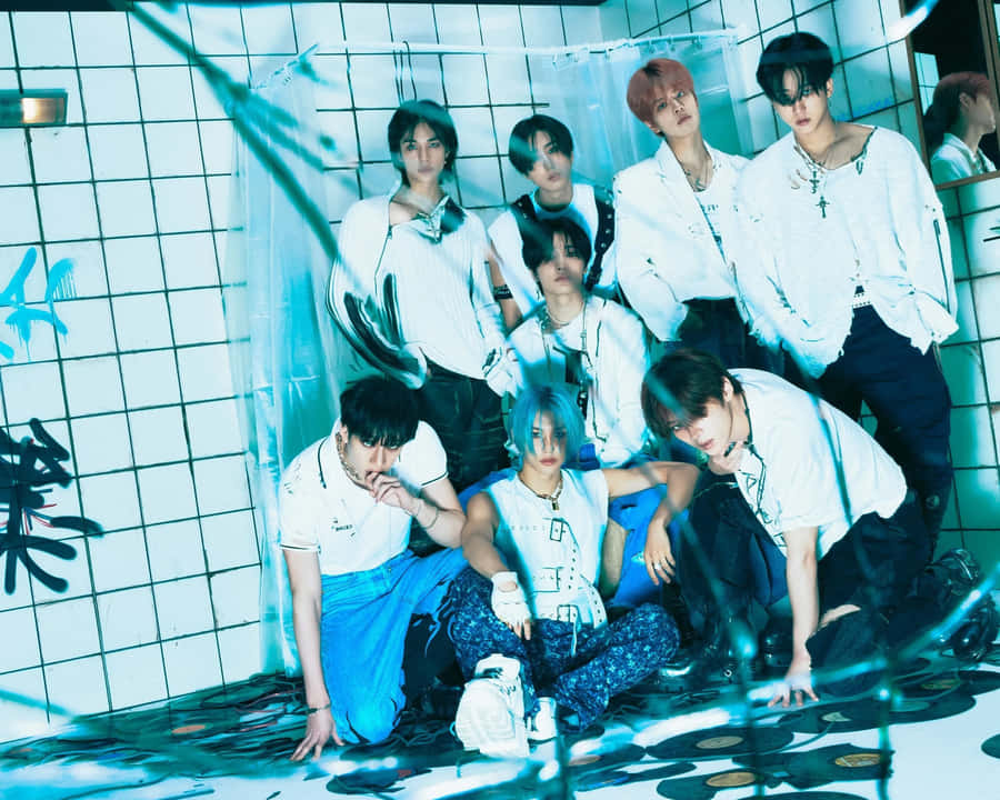 Foto di Gruppo Estetica Blu dei Stray Kids