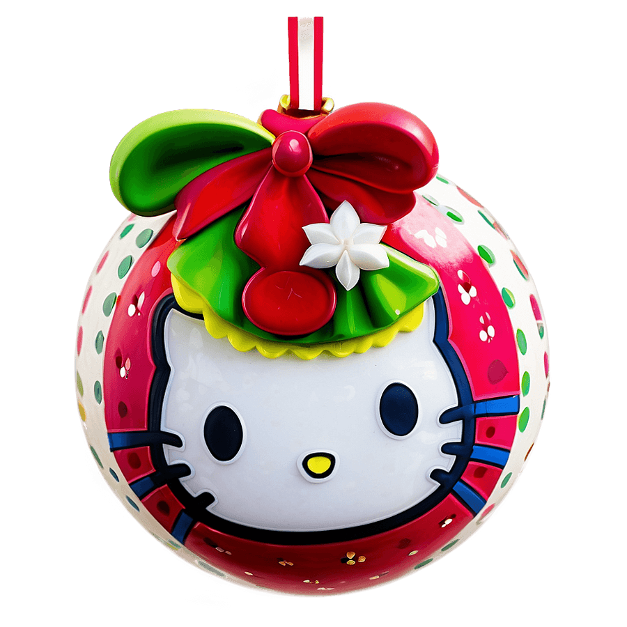 Hello Kitty Christmas Ornament PNG dbu