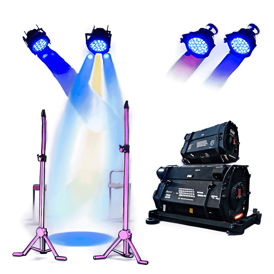 Stage Lights in Darkness PNG iis86