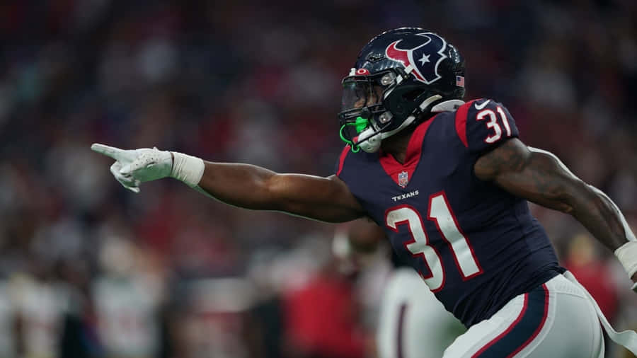 Houston Texans Spieler Aktionsaufnahme