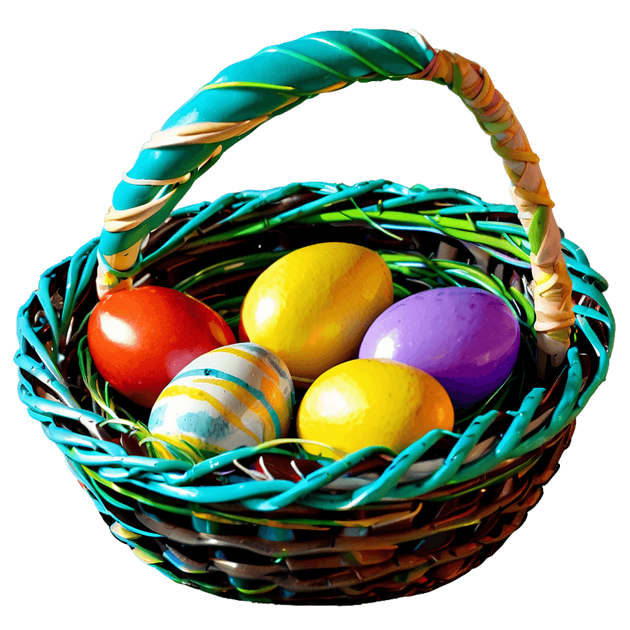 Handmade Easter Basket PNG sle56