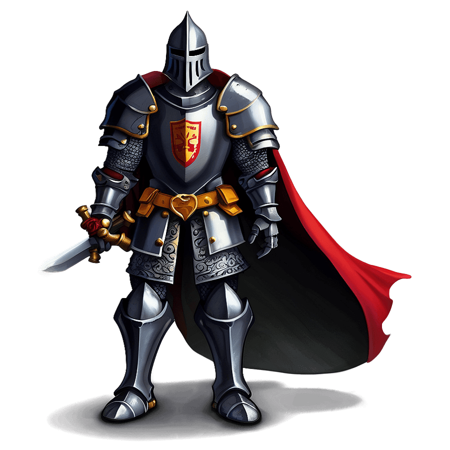 Black Knight Illustration PNG 06272024