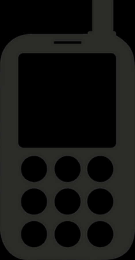 Vintage Mobile Phone Icon