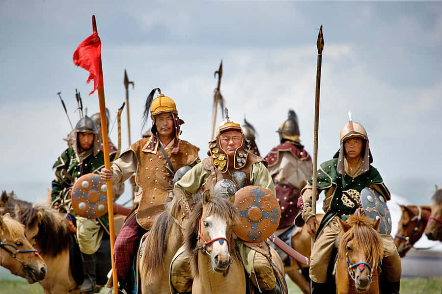 MongolsKheshig kejserlige garde billede.