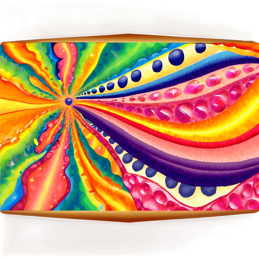 Psychedelic Visionary Painting PNG ojk18