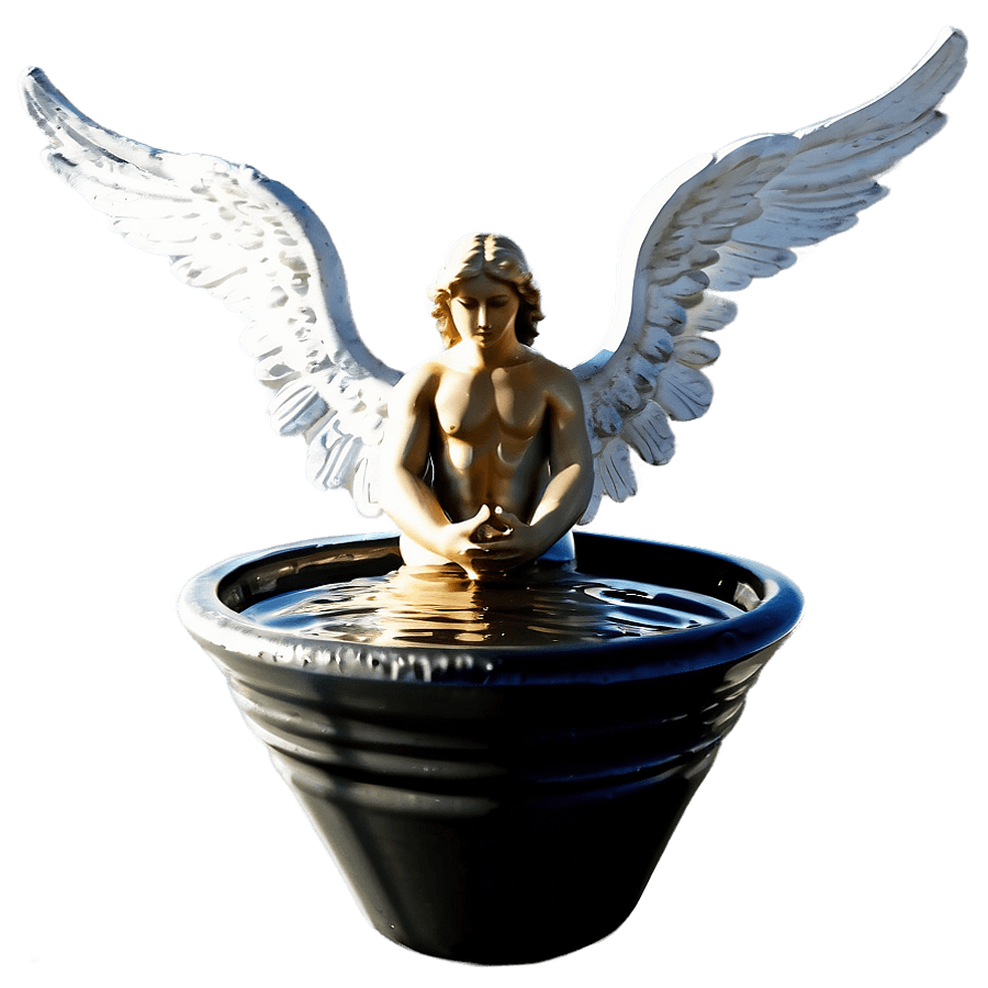 Holy Water with Angel PNG lxa21