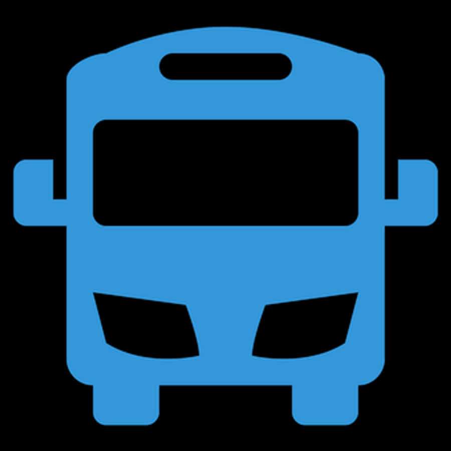 Blue Bus Icon