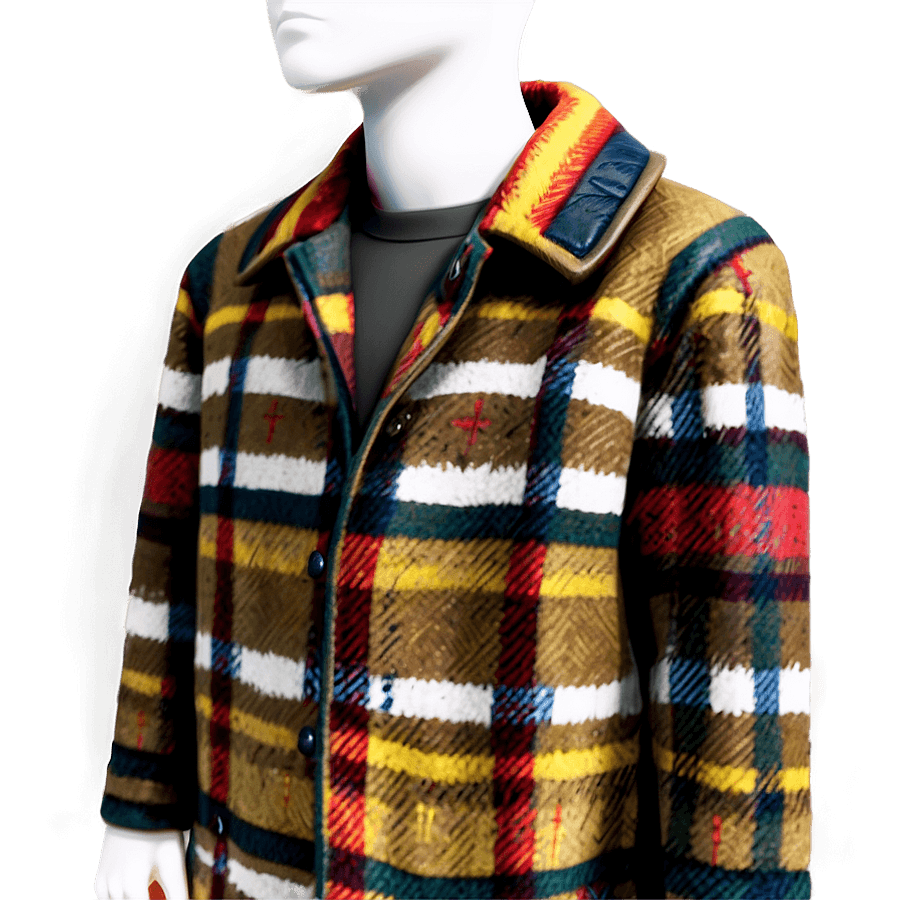 Burberry Wool Coat PNG tdj