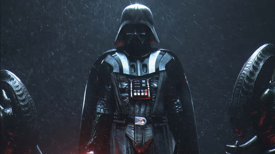 Darth Vader regnerisches Porträt 4K