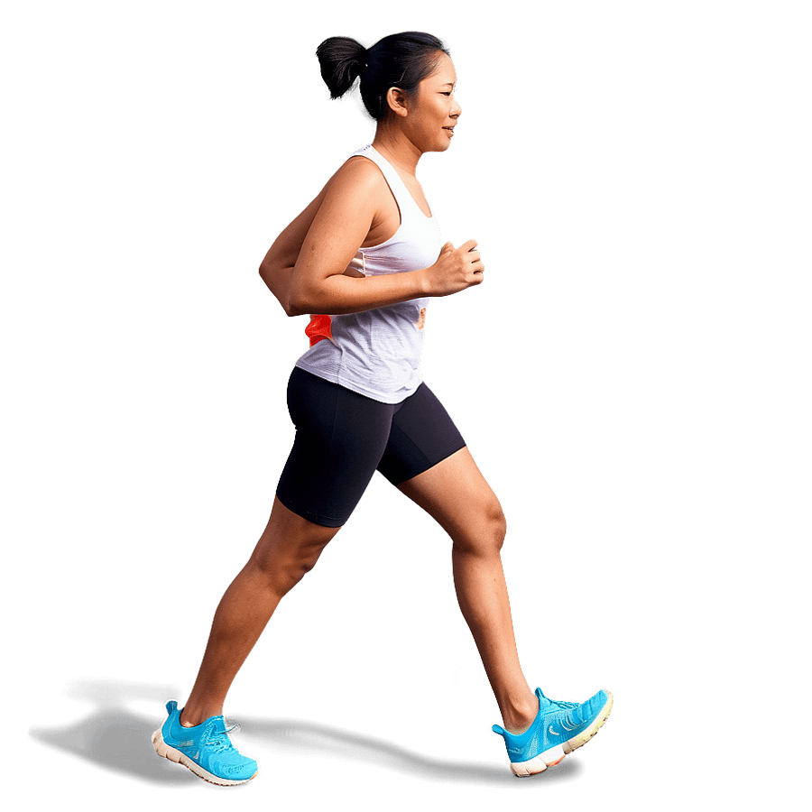 Person in Running Gear PNG yea15