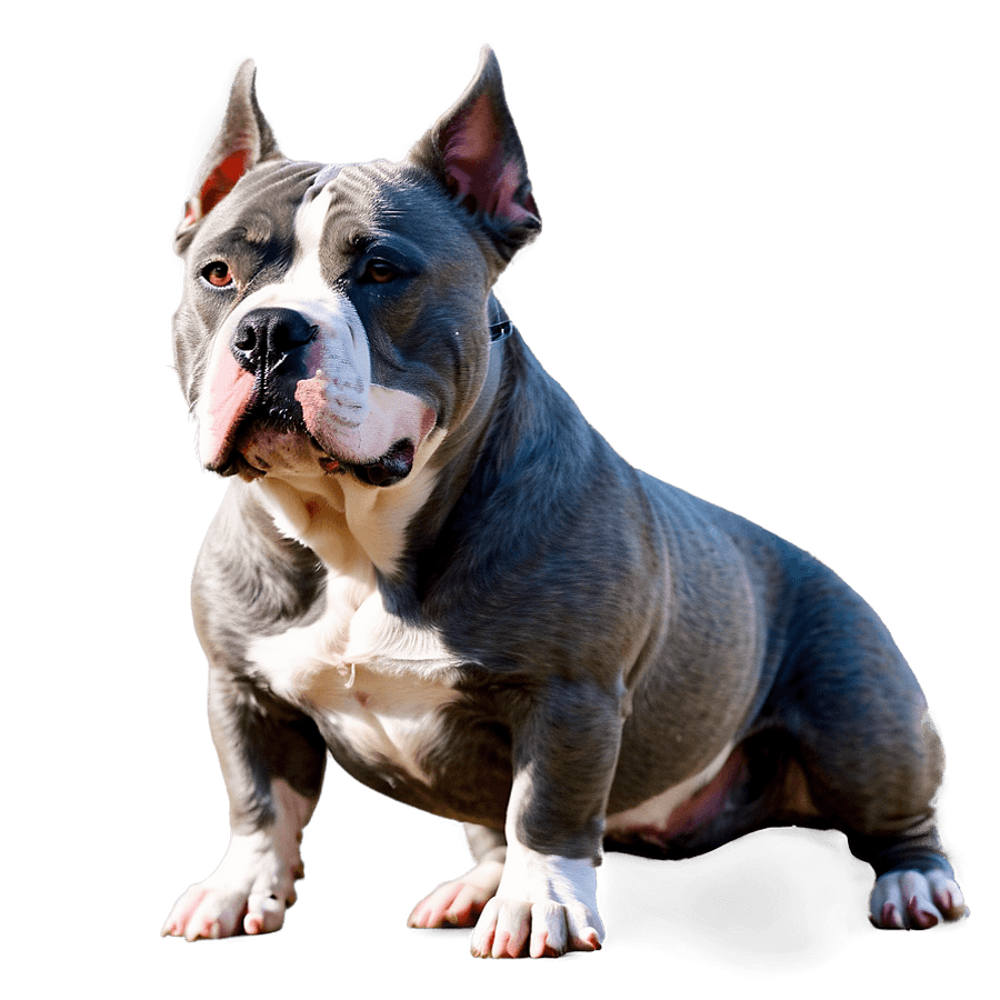 American Bully Posing PNG 06272024