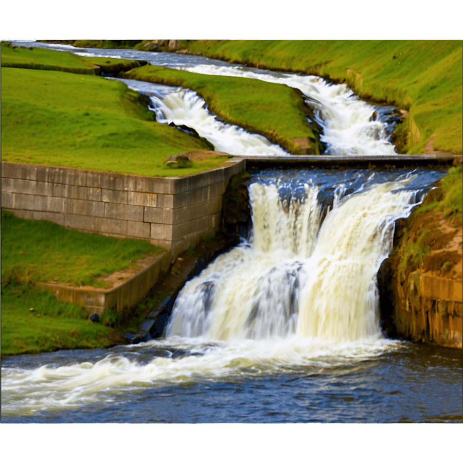 Spring Thaw and Dam Flow PNG 49