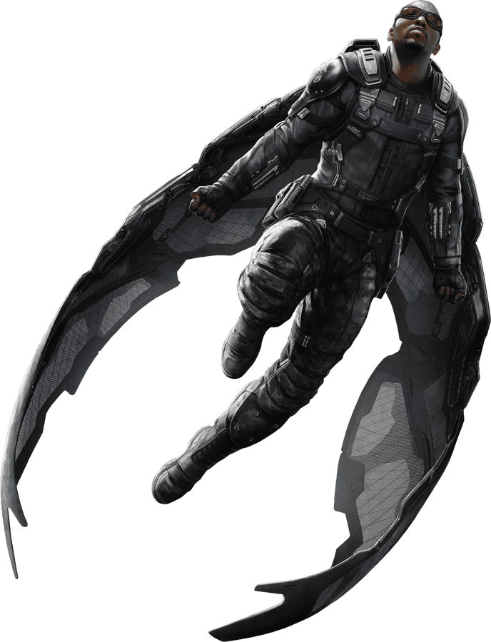 Falconin Flight Superhero Illustration