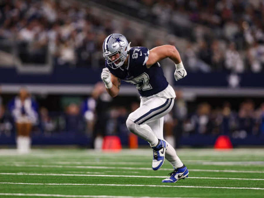 Fußballspieler in Aktion Dallas Cowboys