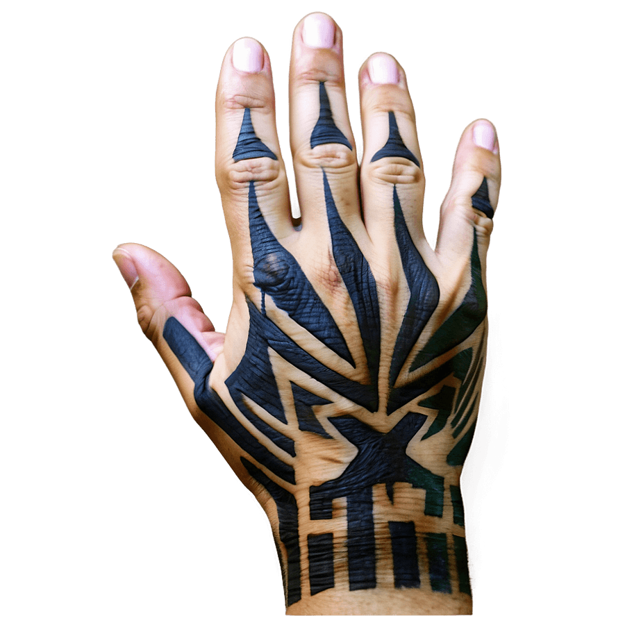 Tribal Hand Tattoo PNG lji