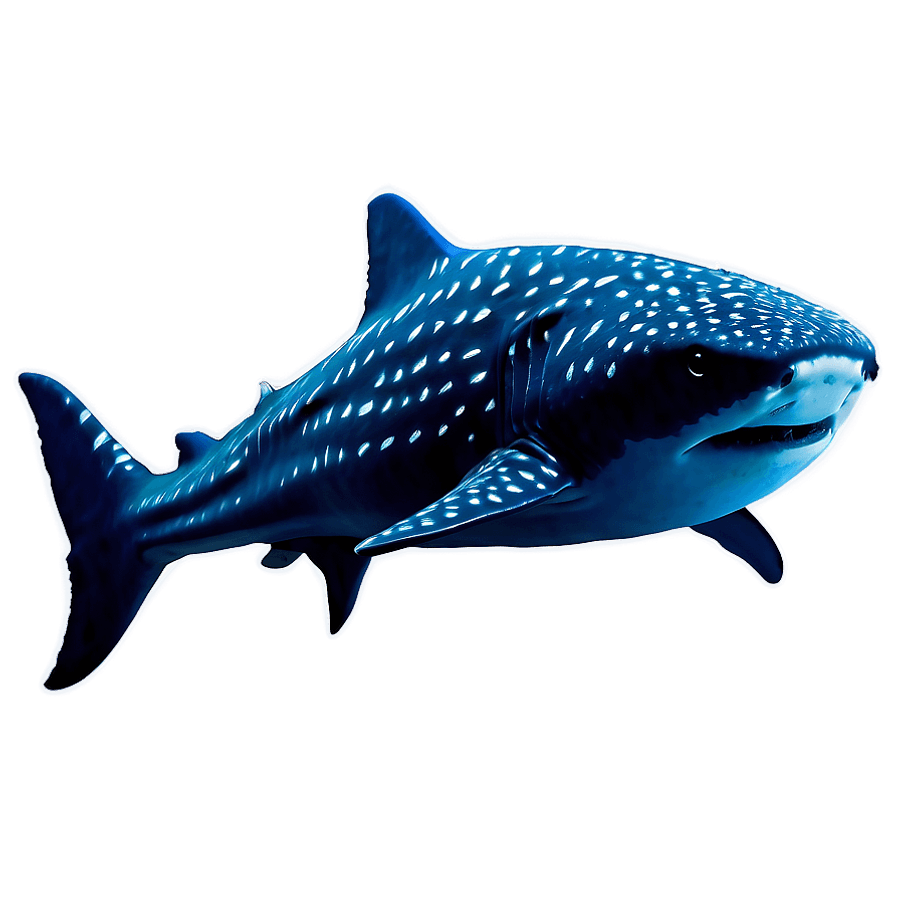 Retro Whale Shark Poster PNG 22