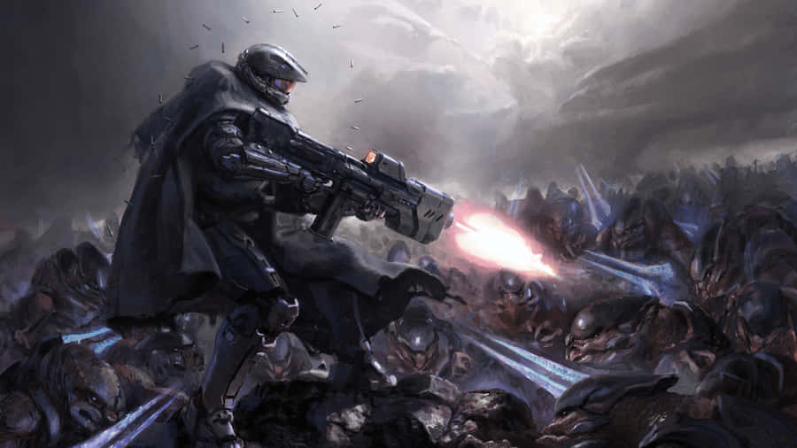 Epicabattaglia di Halo nello spazio