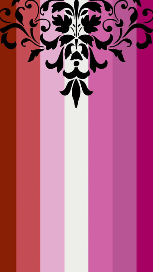Design Sutil da Bandeira Lésbica