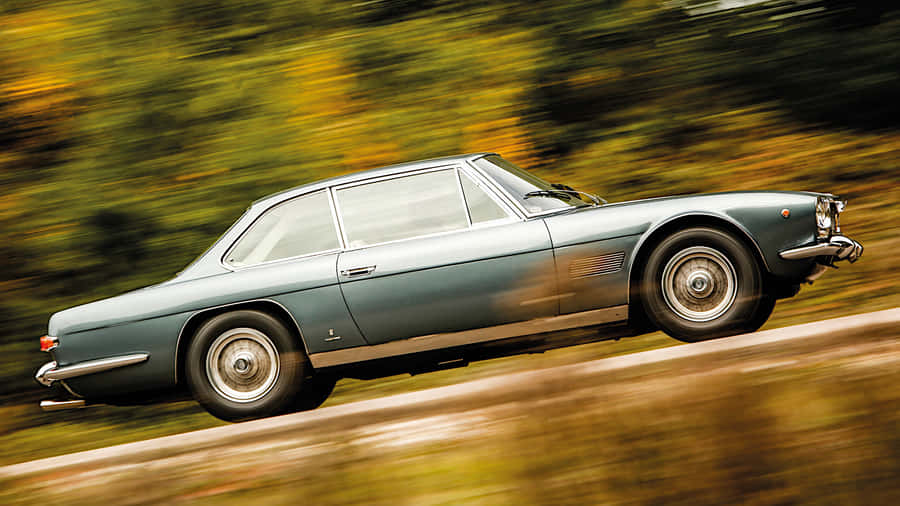 Vintage Maserati Mexiko in Bewegung