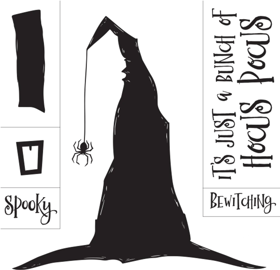 Hocus Pocus - Halloween Chalk Couture Transfers
