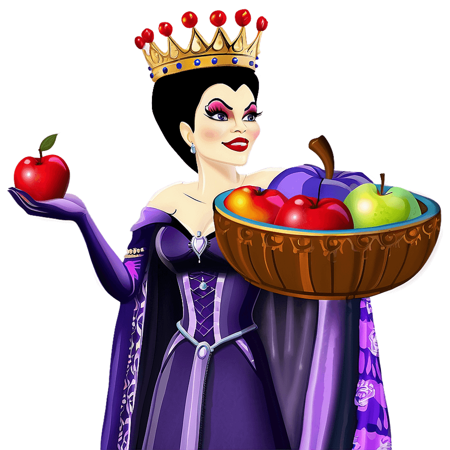 Evil Queen with Apple PNG 06282024