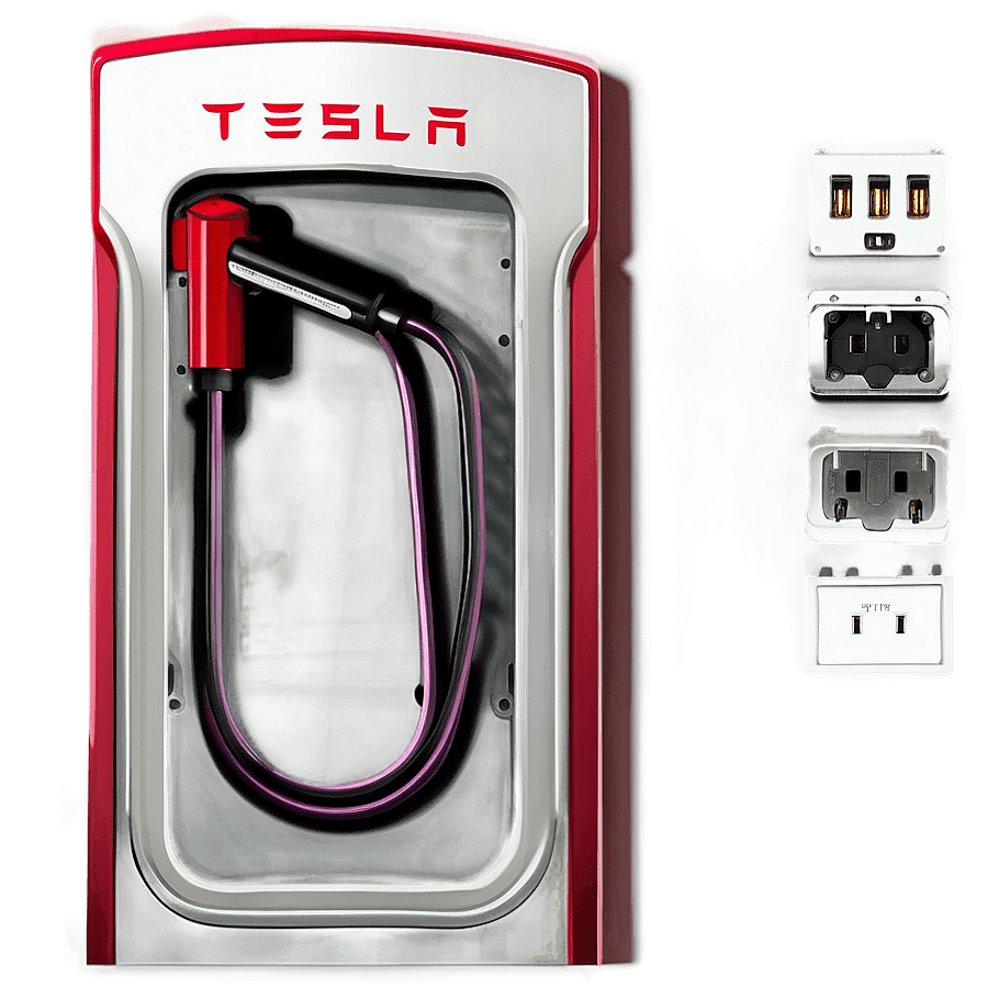 Tesla Home Charger PNG 05062024