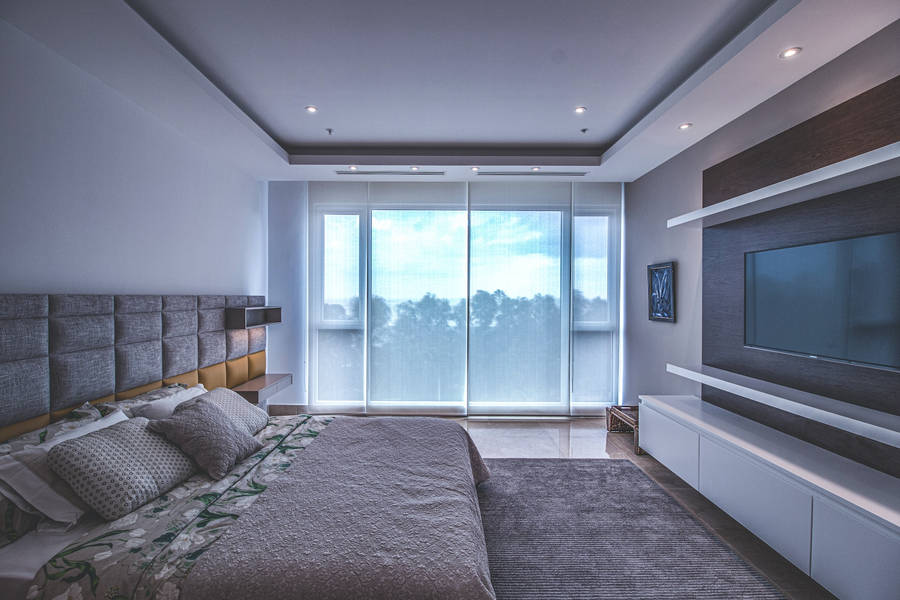 Grande chambre moderne