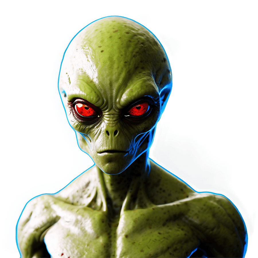 Red Eye Alien PNG aup60