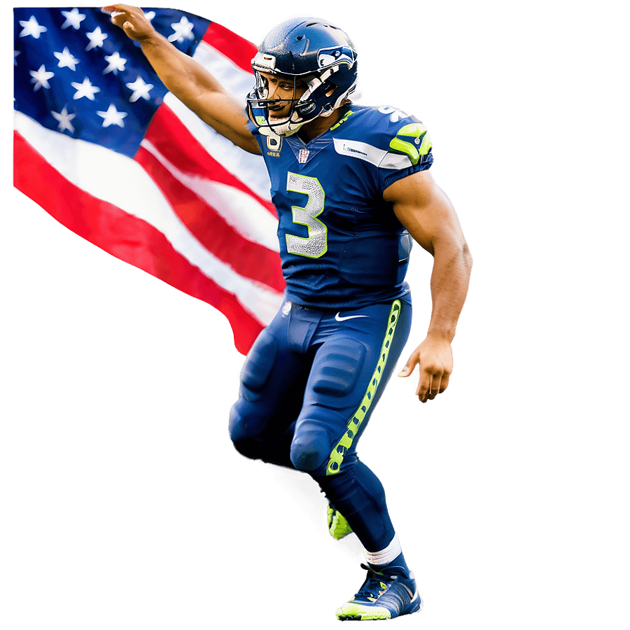Russell Wilson Victory Celebration PNG 06202024