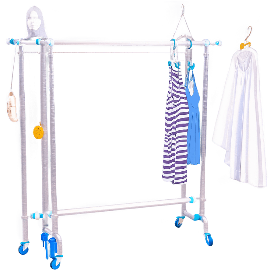 Clothing Rack for Costume Organization PNG 05262024