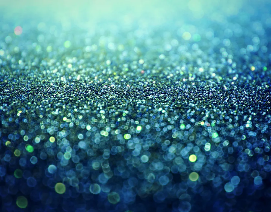 Teal Glitter Background